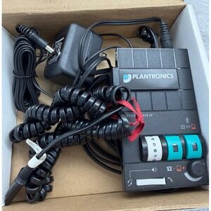 Plantronics MX10 Universal Audio Processor Switcher Amplifier P/N 43404-01 Black